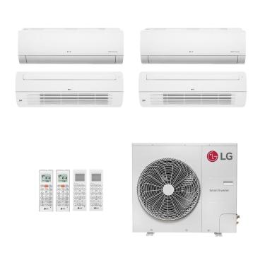 Imagem de Ar-Condicionado Multi Split Inverter LG 52.000 (2x Evap HW 7.000 + 2x Evap Cassete 1 Via 18.000) Só Frio 220V