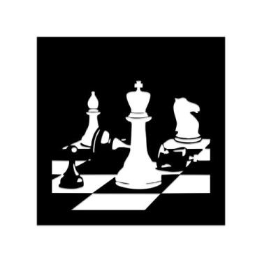 Imagem de Quadro decorativo em alto relevo de parede 32x32cm - JABB