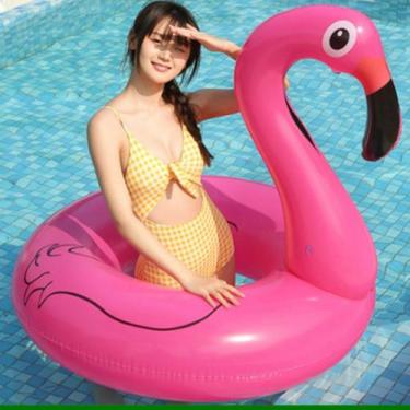 Imagem de Boia Inflável Flamingo Unicórnio Grande Piscina 120cm - Snel, Flamingo