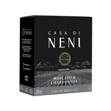 Imagem de Vinho Branco Bag in Box Casa di Neni Moscato e Chardonnay 3 Litros - C