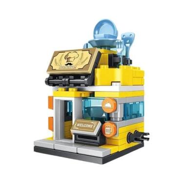 Imagem de Conjunto De Blocos De Construção Empilháveis Com Tema De Cidade Para M