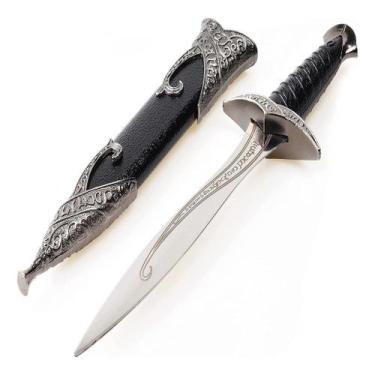 Imagem de E-spada Adaga Ferroada Senhor Dos Anéis Hobbit Frodo Haste em Metal Or