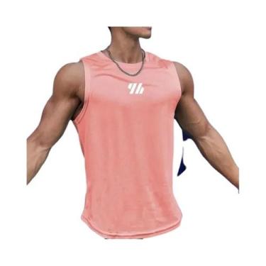 Imagem de Camiseta Regata Masculina De Malha Sem Mangas Para Academia, Verão, Al