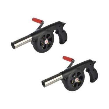 Imagem de Soprador Portátil Para Acendimento De Churrasqueira a Carvão, Acessóri