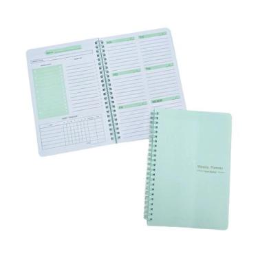 Imagem de Caderno Planner Semanal Espiral A5 Sem Data, Agenda De 52 Semanas, Est