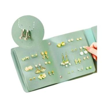 Imagem de Organizador De Joias Em Couro PU Com Múltiplas Camadas, Tipo Livro, Bo