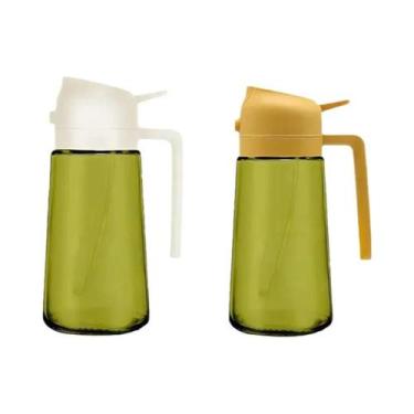 Imagem de Garrafa Dispensadora De Azeite Com Função Spray E Dosador Para Cozinha