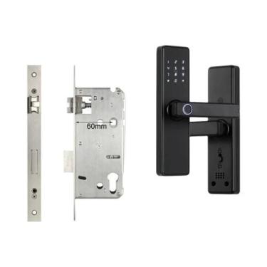 Imagem de Fechadura De Porta Biométrica Com Impressão Digital Em Vários Idiomas,