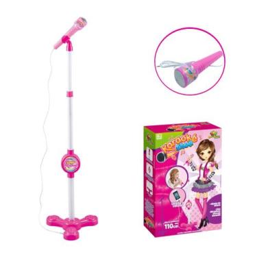 Imagem de Microfone com Pedestal Infantil Karaoke Show 110cm - Art Brink