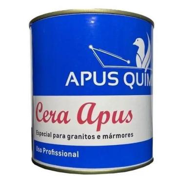 Imagem de Cera Apus Especial para Mármores e Granitos 900g, Preto