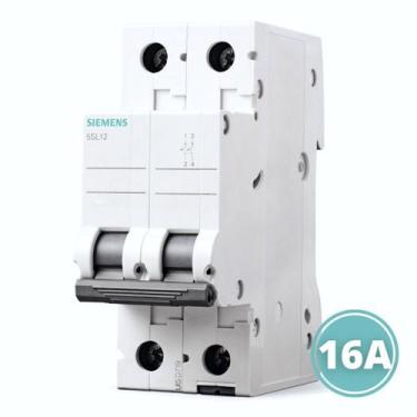 Imagem de Disjuntor Bipolar 2P Curva C 16A Siemens