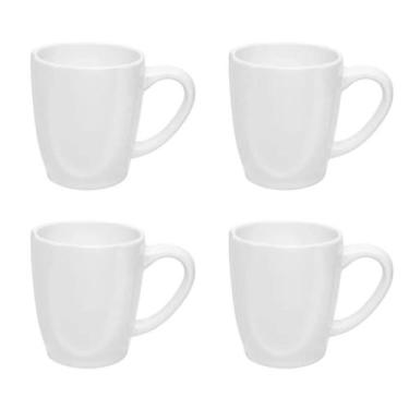 Imagem de Jogo 4 Canecas de 260ml Ryo White Oxford Porcelanas
