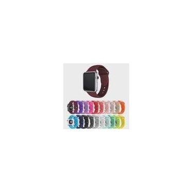 Imagem de Pulseira Silicone Apple Watch 38mm/40mm - vinho - NoBrand