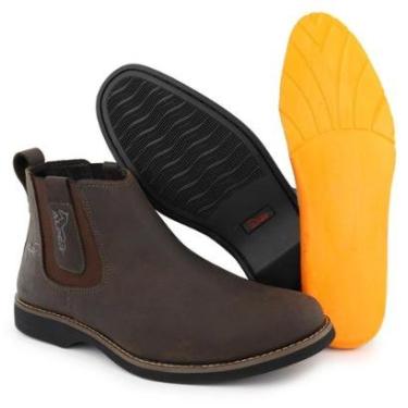 Imagem de Bota Chelsea Masculina Solado em Borracha Confortável-Masculino