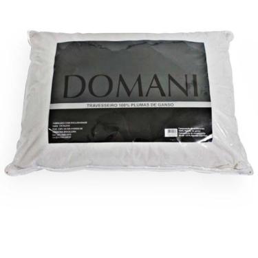 Imagem de Travesseiro Grande 100% Pluma de Ganso - Domani, Branco