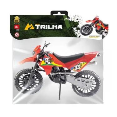 Imagem de Brinquedo Moto Cross Miniatura Trilha Infantil - Camp - BS TOYS, Laran