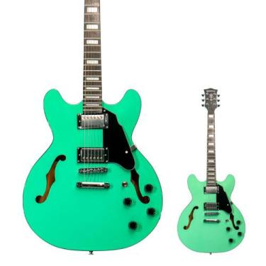 Imagem de Guitarra Semi Acústica Waldman GHO110 GN Green