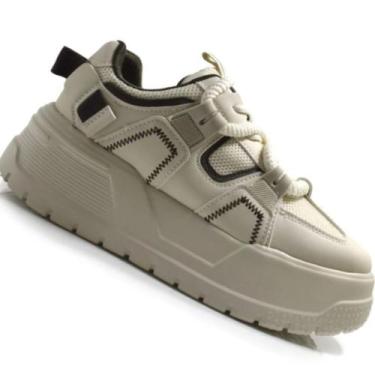 Imagem de Tenis Casual Ramarim 25-76231 Feminino, Creme, 37