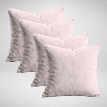 Imagem de 4 Capas de Almofada 50x50cm Decorativas Sala Sofá Quarto Cama 50x50 cm