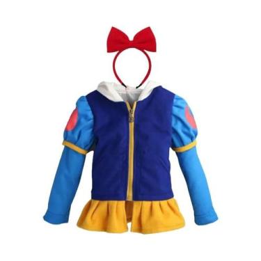 Imagem de Jaqueta Com Capuz Para Meninas, Estilo Cartoon, Algodão, Roupas Casuai