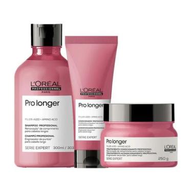 Imagem de Loréal Kit Pro Longer Sh 300ml + Cond 200ml + Masc 250gr - Loréal Prof
