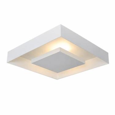 Imagem de Plafon Embutir Rebatedor Eclipse 40x40 para 4 Lâmpadas Soquete Padrão 