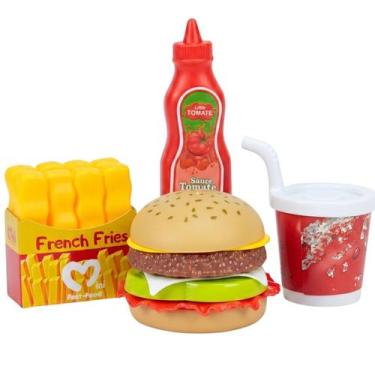Imagem de Brinquedo Chef Infantil Fast Food Educativo e Divertido - Castela