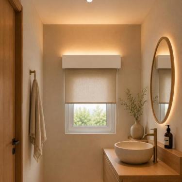 Imagem de Moldura Cortineiro Bandô 100% MDF Efeito Sanca Invertida - - Up2u Home