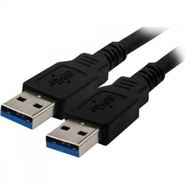 Imagem de Cabo de Dados USB 3.0 A Macho x USB 3.0 A Macho 1,8m Preto Storm