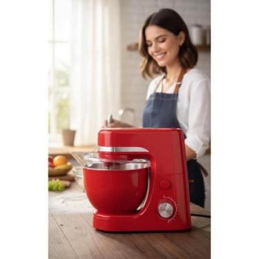 Imagem de Batedeira Planetária 700W 12 Velocidades 4.5L Vermelha - Congratulatio