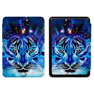 Imagem de CCOO Capa para o novo Kindle Basic 10ª geração lançado em 2019, capa durável à prova d'água com função automática despertar/hibernar, adequada apenas para o modelo J9G29R, estampa de tigre