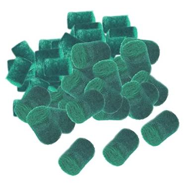 Imagem de Generic Peças de reparo de feltro para para-choque de saxofone para saxofone Soprano Tenor Alto - 50 peças verdes