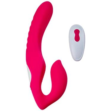 Imagem de Lovetoys Vibrador Duplo Recarregável Com Controle Remoto E 9 Modos De Vibração Rosa