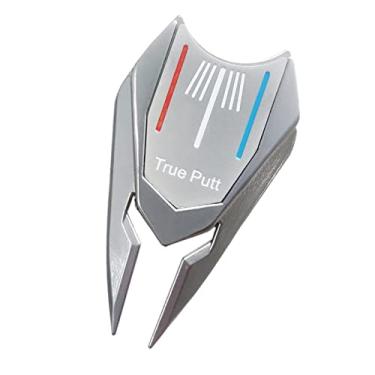 Imagem de de Golfe de de Golfe Multiferramenta Limpador de Exercícios Auxiliar de Treimento de Golfe Destacável Exercício de, Prata