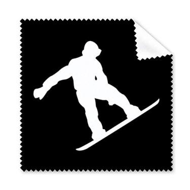 Imagem de Jumping Skateboarding Sport Pano de limpeza Preto para limpeza de tela de telefone, 5 peças