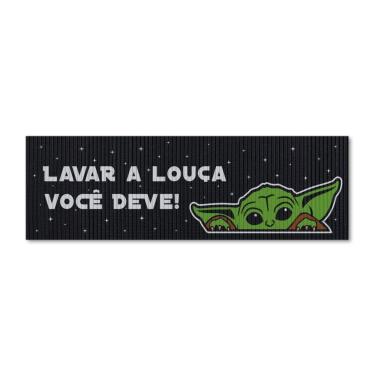 Imagem de Tapete de Cozinha 1,25x0,40cm - Lavar a Louça Você Deve!