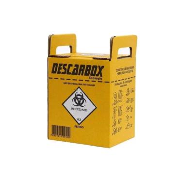 Imagem de Coletor De Perfuro Cortante 7 Litros - Descarbox