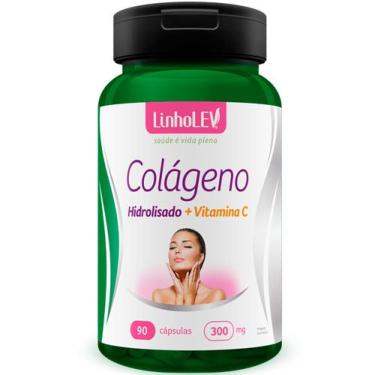 Imagem de Colágeno Hidrolisado + Vitamina C 90 Cápsulas - Linholev