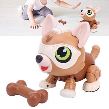 Imagem de Cão de controle remoto, robô inteligente, controle de voz, brinquedo eletrônico interativo para cães para crianças, adultos (G)