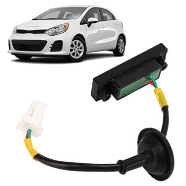 Imagem de Interruptor de liberação da tampa do porta-malas, interruptor de liberação da tampa do porta-malas traseiro 81260-1W220 substituição para Picanto TB 2011-2017, botão de liberação do porta-malas d