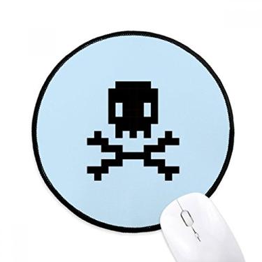 Imagem de DIYthinker Summer Sail Priate Danger l Pixel Mouse Pad desktop escritório tapete redondo para computador