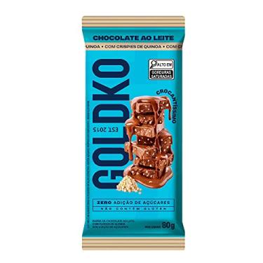 Imagem de Barra de chocolate ao leite com crispy de quinoa zero adição de açúcares 80g