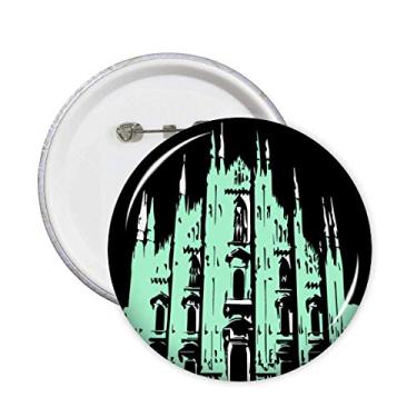 Imagem de Itália Católico Duomo Di Milano Broches Emblema Emblema Acessório Decoração 5 peças