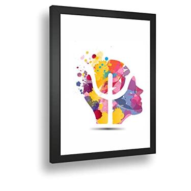 Imagem de Quadro Decorativo Poste Decorativo Moldura De Psicologia