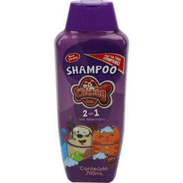 Imagem de Shampoo 2 em 1 CatDog & Cia Linha para Cães e Gatos - 700 mL