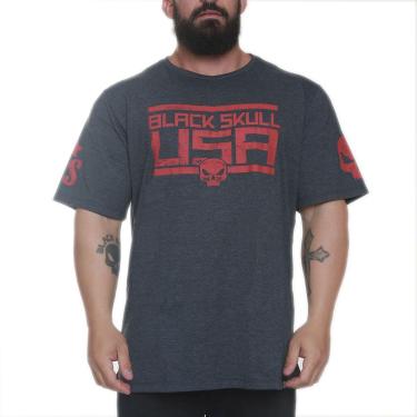 Imagem de TSHIRT AMERICAN FLAG MARINHO - BLACK SKULL - CLOTHING (XXL2)-Unissex