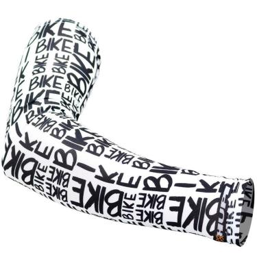 Imagem de Manguito Ciclismo Bike Branco HUPI Proteção UV50+-Masculino