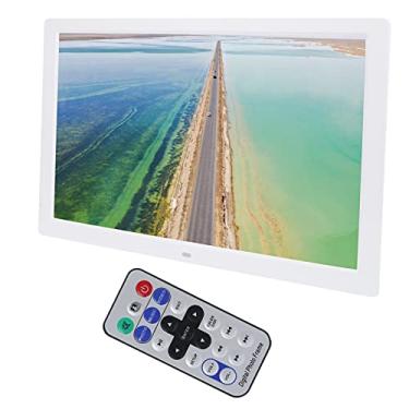 Imagem de ASHATA Moldura Digital HD de 17, 1440 X 900 16:10 Álbum de Fotos Eletrônico Controle de Modo Duplo Com Calendário de Relógio RC para Sala de Estar, Escritório, 100-240V (Plugue