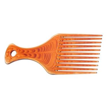Imagem de Pente de cabelo de plástico, inserção de pente de cabelo afro, garfo de cabelo, ferramenta de cabeleireiro para homens e mulheres