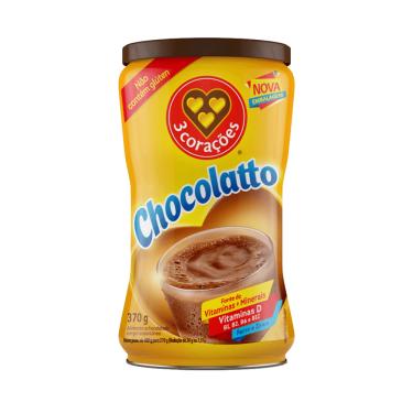 Imagem de Achocolatado Chocolatto 3 Corações Lata 370g